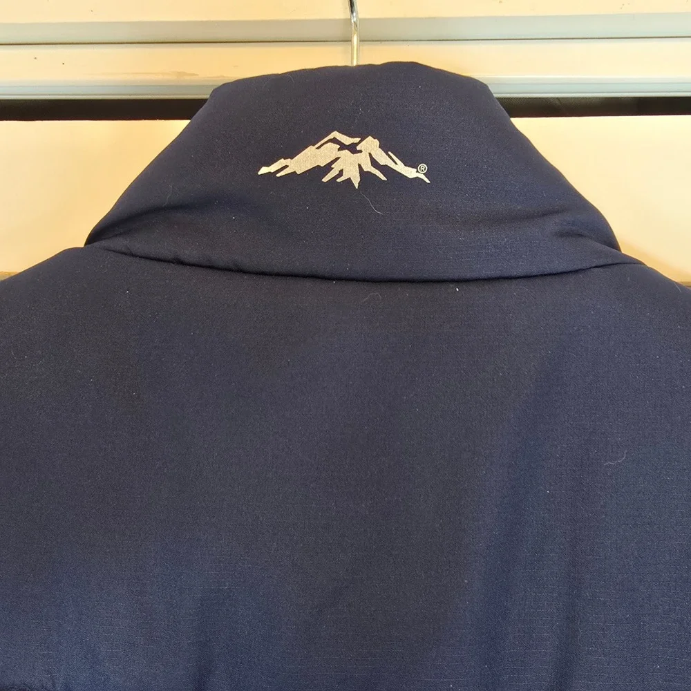 PACIFIC TRAIL Mens Puffer Vest Navy Blue Sz Large Lightweight Insulated Outdoors